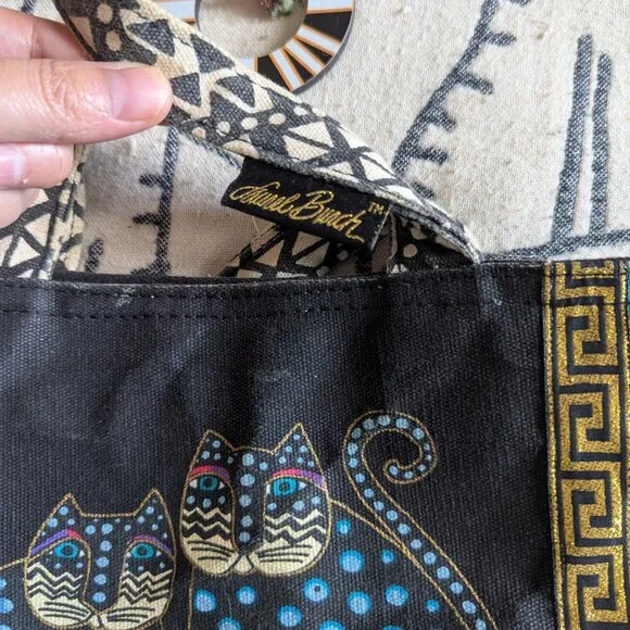 Laurel Burch- Spotted Cat- Hand purse - Picture 4 of 10